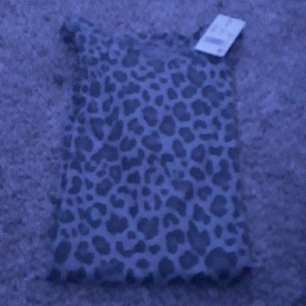 Animal print dressy shirt